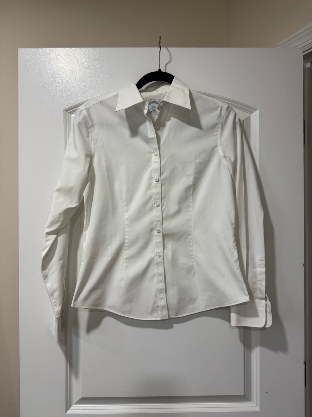 Brooks Brothers Women's White Button-Down Shirt
